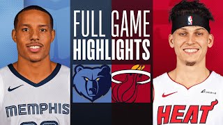 GRIZZLIES at HEAT  NBA PRESEASON FULL GAME HIGHLIGHTS  October 15 2023 [upl. by Adla]