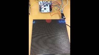 64x64 RGB LED Matrix control with STM32F446RENucleo board [upl. by Schaefer]