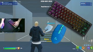 Apex Pro ASMR Chill🤩 Piece Control 1v1🏆Satisfying Keyboard Fortnite [upl. by Akimas572]