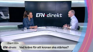 Svenska kronan fortsätter att försvagas [upl. by Auos]