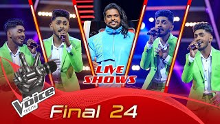 Sasindu Raveen  Nurawani නුරාවණී  Live Shows  Final 24  The Voice Teen SL [upl. by Barabbas95]