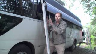 NEVS BUILDING YOUR MOTORHOME AWNING FITTING [upl. by Devine831]