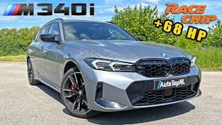 BMW M340i LCI RaceChip  REVIEW on AUTOBAHN [upl. by Olpe]