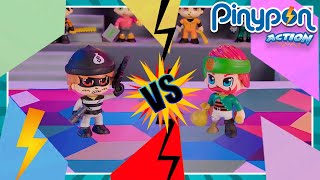 COLOR BLOCKS EN ⚡PINYPON ACTION⚡ 🥊🎮en el Gran TORNEO 🏆🏆 Coque MALOTE vs Iago EMPANADA 🆚 FIGHT🤜🤛 [upl. by Notnyw948]