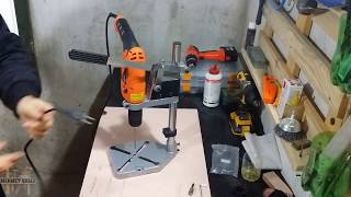 Drill Press Stand Setup and Use  Matkap Standı Kurulumu ve Kullanımı [upl. by Simmons]