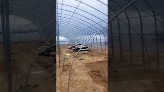 Agriculture Tunnel Single Span Film Greenhouses Farming with Strong Greenhouse Structure Singlespan [upl. by Attenauq]