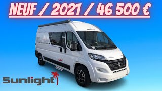 ÉNORME Fourgon neuf 2021 tout équipé  👍💪🏻 Sunlight CLIFF 600 Team Edition [upl. by Gris319]