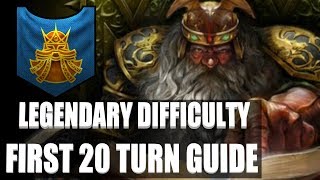 Total War Warhammer II  Legendary First 20 Turn Guide  Dwarfs [upl. by Hogle]