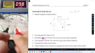 Praktikum 02 Hukum Ohm [upl. by Halyk]