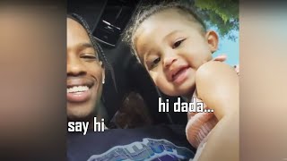 Travis Scott and Stormi being daddaughter goals for 4 minutes straight [upl. by Chatav]