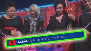 every time ALBANIA qualified for the eurovision final [upl. by Ayadahs]