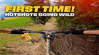 FIRST TIME SENDS Hotshots 2024  Bikepark LEOGANG [upl. by Nosnev227]