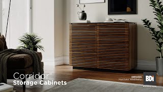 Corridor Storage amp Credenza Furniture by BDI [upl. by Atirihs]