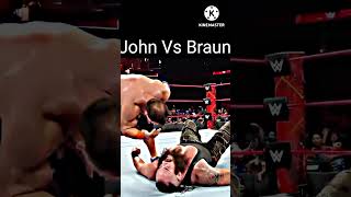 John Cena Vs Braun strowman ll wwe trending views views shorts short viral trend [upl. by Ahsla216]