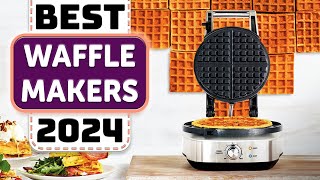 Best Waffle Maker  Top 10 Best Waffle Makers in 2024 [upl. by Aisatsanna]