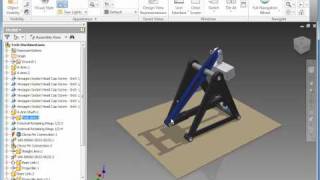 Part 1  Dynamic Simulation amp Finite Element Analysis FEA  Autodesk Inventor 2011 [upl. by Klump46]