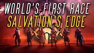 Destiny 2  SALVATIONS EDGE WORLDS FIRST RACE RAID ZONE HOSTED BY cbgray amp evanf1997 [upl. by Meda919]