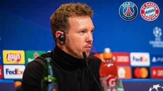 Pressekonferenz mit Julian Nagelsmann nach PSG  FC Bayern [upl. by Edyaw45]