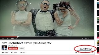 Gangnam Style Breaks YouTube [upl. by Josler]