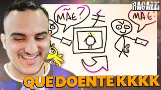 REAGINDO a doentes e seus desenhos doentios •COMIC• [upl. by Vescuso]