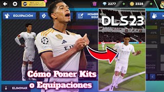 ✅ Como Colocar los Kits Y Escudo Del Real Madrid 20232024 Para Dream League Soccer 2023 DLS 23 [upl. by Sindee766]