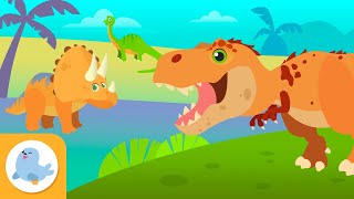 DINOSAURI per bambini 🦖 Carnivori erbivori e curiosi 🦕 Raccolta [upl. by Townshend]