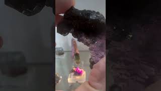 Fluorite amp sphalerite fluorite gemstone crystalshop tourmaline gems minerals quartz stone [upl. by Mariana94]