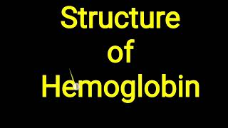 Structure of Hemoglobin [upl. by Nicko234]