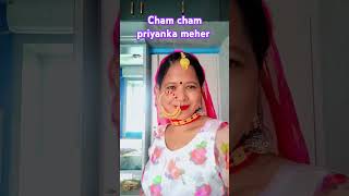 Cham cham  priyanka meher  easy dance steps dance trendingsong viralshorts pahadisong [upl. by Dygall]