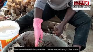 HOW TO EASILY MAKE ALATA SAMINA A Local Soap IN A CEMENT PAPER [upl. by Kimmi]