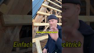 Vertrau mir Zollstocktrick für die Baustelle handwerk tricks shorts tips howto [upl. by Vada]