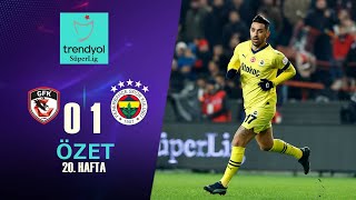 Gaziantep FK 01 Fenerbahçe Maç Özeti [upl. by Lemal236]