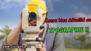 Cours topographie bien détaillé PDF et exercices corrigés [upl. by Ahsiket143]