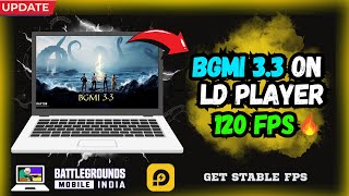 How to play BGMI in pc and laptop  120 FPS  Ultra HDR  Play BGMI 33 on Ld Player emulator 🤩 [upl. by Musser973]