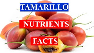 TAMARILLO FRUIT  HEALTH BENEFITS AND NUTRIENTS FACTS [upl. by Nicky]