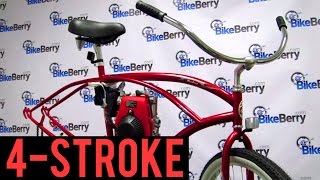 How To Install a 4Stroke Engine Kit on your Bicycle  48cc  Motorized Bicycle [upl. by Terza]