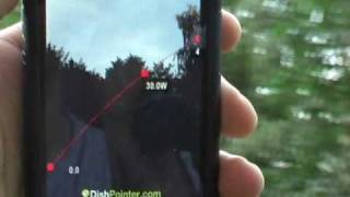 DishPointer Augmented Reality iPhone Satellite Finder [upl. by Helli]