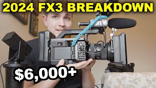 A 20 year olds FX3 cinema rig breakdown  Vlog 2 [upl. by Elirpa]