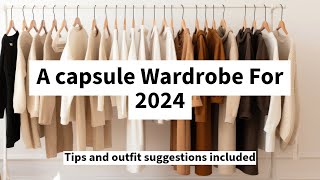 Ultimate Capsule Wardrobe 2024 Minimalist Closet Goals for the Modern You [upl. by Edelstein]