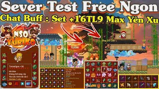 Ninja School Online Lậu Sever Dame Gốc Trải Nghiệm Full Trang Bị VIP 16TL9 Nhận Ngọc 10 Max Yên Xu [upl. by Byran]