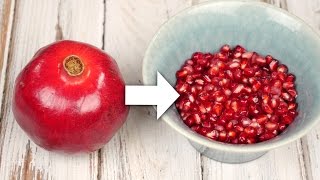 The BEST Way To Open amp Eat A Pomegranate [upl. by Nilla]