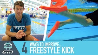 4 Ways To Improve Freestyle Kick  Front Crawl Swimming Tips For Triathletes [upl. by Atilamrac]