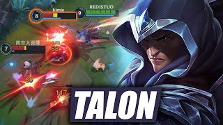 Wild Rift Talon Gameplay  New Champion Build amp Runes [upl. by Carri]