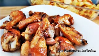 💥ALITAS DE POLLO AL AJILLO no podrás dejar de hacerlas [upl. by Riatsila]