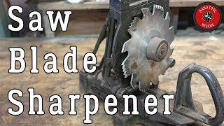 Antique Saw Blade Sharpener Restoration [upl. by Snyder119]