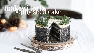 Maková torta  poppy seed cake  recept  videorecept  video recipe [upl. by Yeclek342]