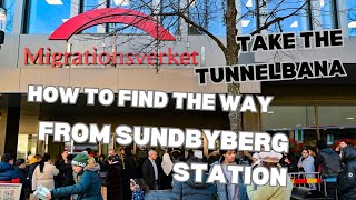 Migrationsverket in Sundbyberg How to go there [upl. by Liliane]