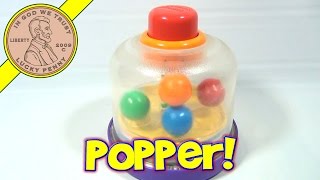 Playskool Push Down Spinning Ball Popper Baby Toy No 5141 1996 [upl. by Nanji]