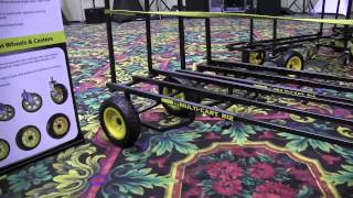 Rock N Roller Carts at NLFX Pro Booth at MBLV17 By John Young of the Disc Jockey News [upl. by Ahsenahs262]