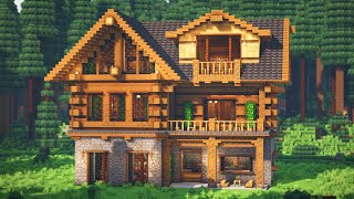 How to Build the Ultimate Spruce Mansion  Interior in Minecraft • Tutorial [upl. by Brendan]